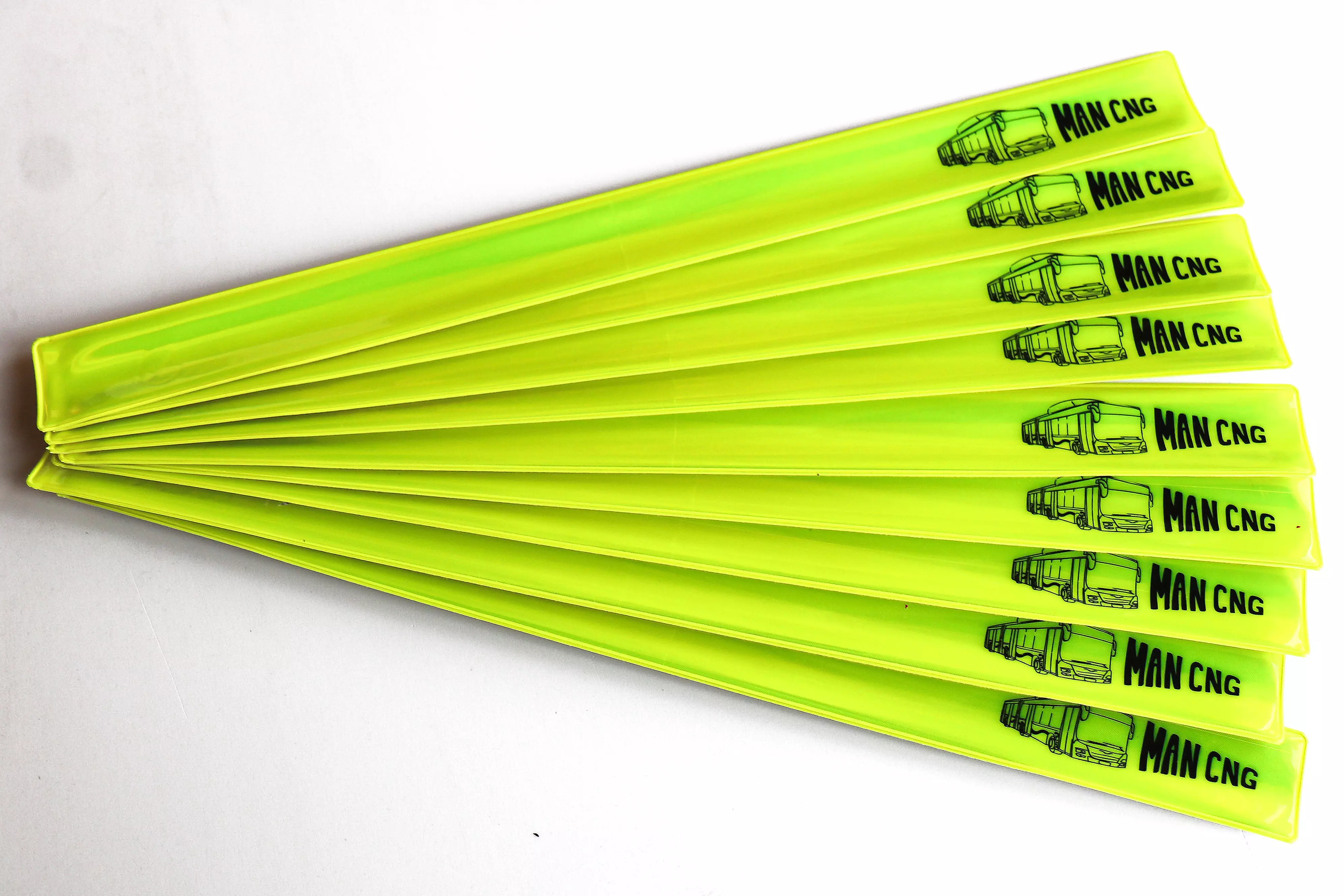Fényvisszaverő karkötő - neon zöld szín
